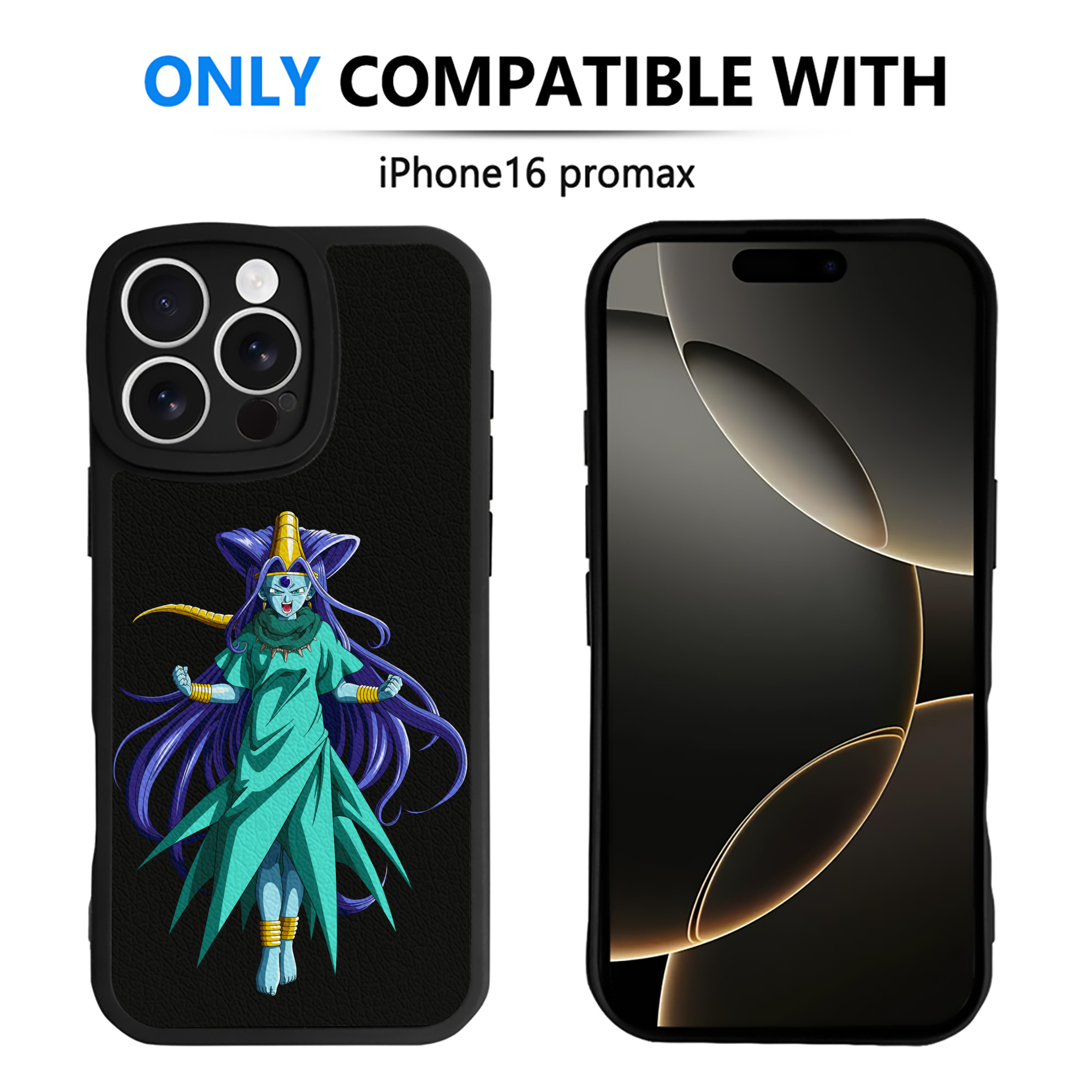 （画像用） ドラゴンボール DRAGON BALL 【iPhone 16シリーズ対応】シリコンスマホケース（レザー調） 材質：シリコン